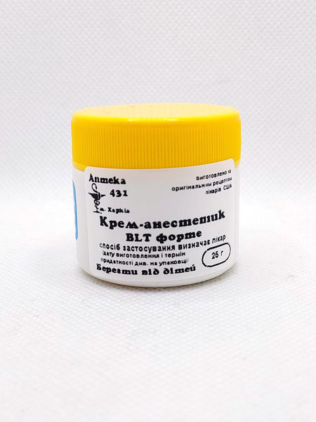Крем анестетик BLT